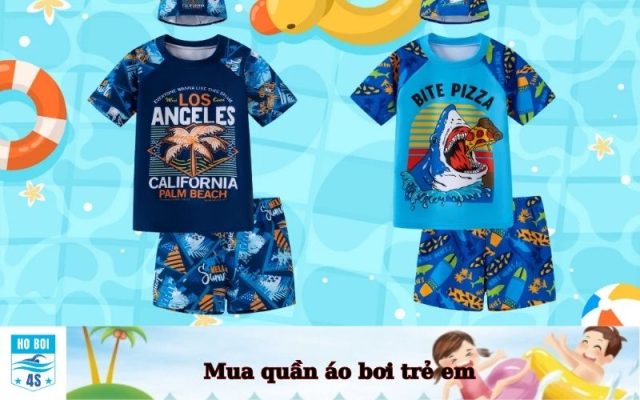 Mua quần áo bơi trẻ em