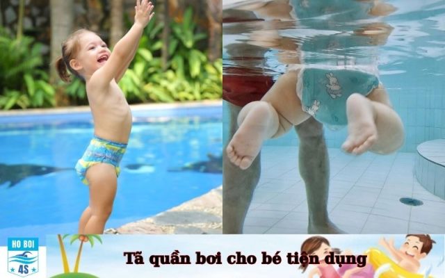 Tã quần bơi cho bé tiện dụng